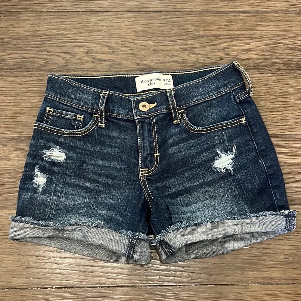 Abercrombie kids girls denim shorts - Picture 9 of 13